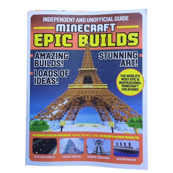 Minecraft Book Bundle: Unofficial Guide, Epic Builds, Zack Zombie, Galaxy Wars - Picture 7 of 9